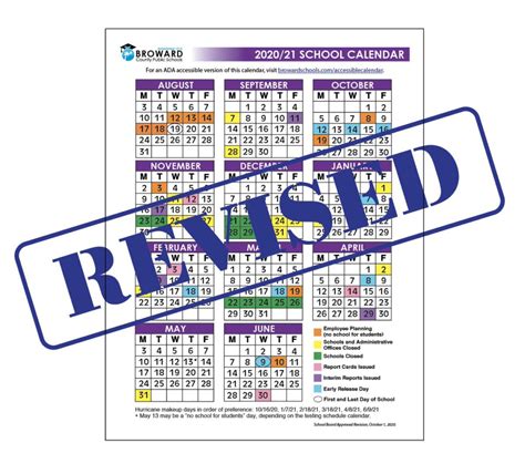 Academic Calendar Broward County Schools