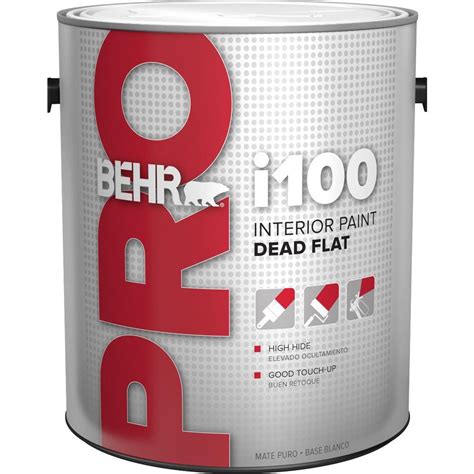 Behr Pro 1 Gal I100 Toned Base Flat Interior Paint Pr11001 The Home