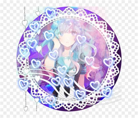 Aesthetic Anime Pfp Circle With Tenor Maker Of  Keyboard Add Popular
