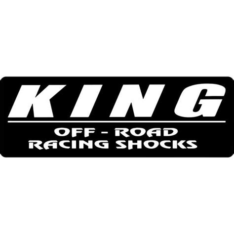 King Off Road Racing Shocks Decal King Off Road Shocks Decal