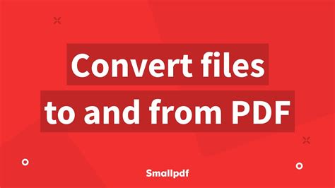 Convert PDF Files