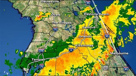 Rain Moves Out Of Central Florida 2nd Front To Drop Temperatures