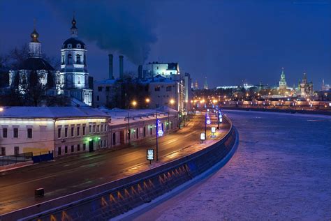 Moscow At Night Wallpapers Wallpaper Cave