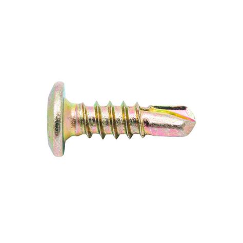 Zenith Metal Screws Wafer Head Gold Passivated 10g X 16mm 100 Pack Mitre 10