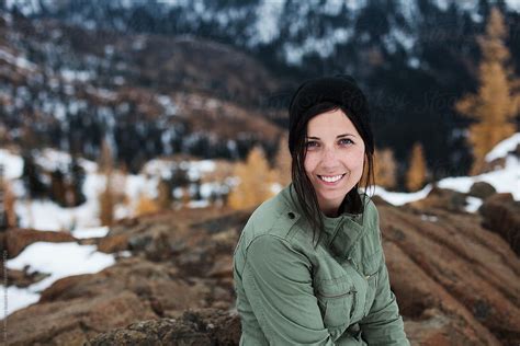 Young Woman Hiking By Stocksy Contributor Luke Mallory Leasure Stocksy