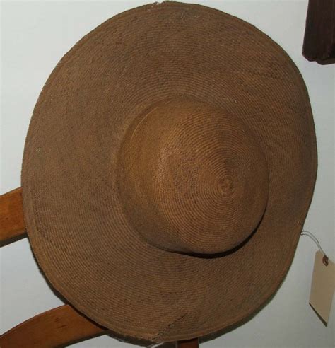 384 19th Century Wide Brimmed Straw Hat Ss And Co Alba Lot 384