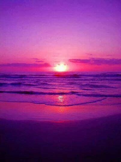 Very Beautiful Purple Sunset Beautiful Nature Nature