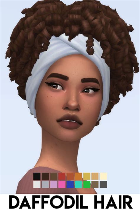 Daffodil Hair At Vikai Sims 4 Updates