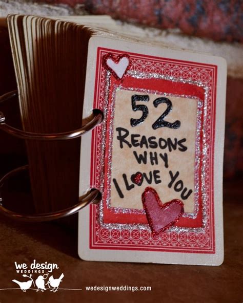 52 Reasons Why I Love You Playing Card Book By Everydarlingdetail