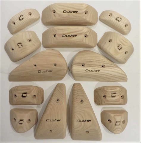 Wooden Climbing Holds Fluid Hold Set Board Hand Holds Crusher Holds