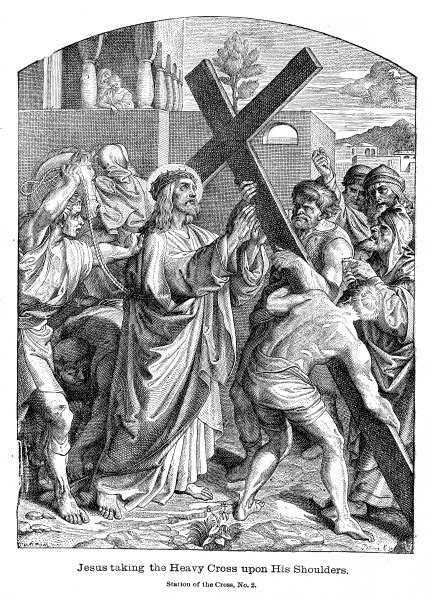 Second Station Jesus Carries His Cross
