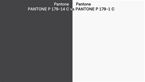 Pantone P 179 14 C Vs PANTONE P 179 1 C Side By Side Comparison