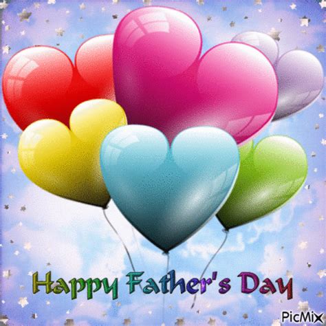 Heart Balloon Happy Father's Day Gif Pictures, Photos, and Images for