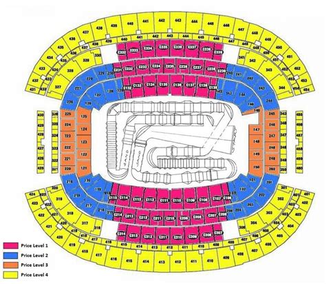 At T Stadium Seat Map World Map