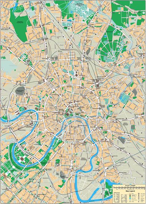Maps Of Moscow Detailed Map Of Moscow In English Maps Of Moscow