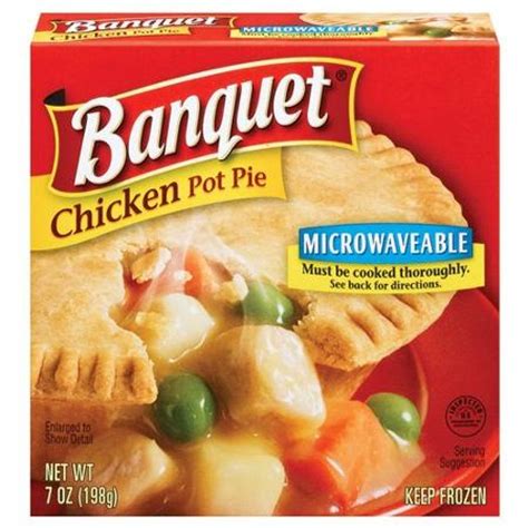 This classic chicken pot pie is filled with tender pieces of chicken, carrot, celery, potato, herbs, and more. Walmart: Banquet Pot Pies Only $0.22! - Become a Coupon Queen