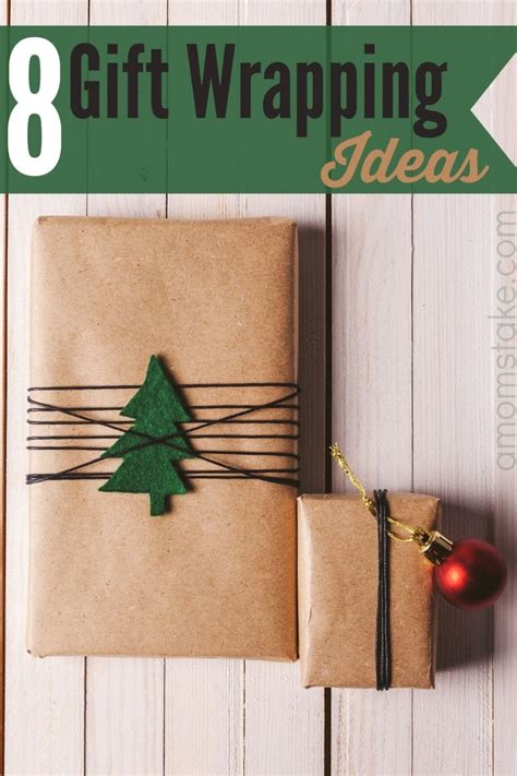 Take your christmas gifts up a notch this year by wrapping them in wallpaper, subway maps and other creative materials. 8 Unique Gift Wrapping Ideas + Giveaway - A Mom's Take