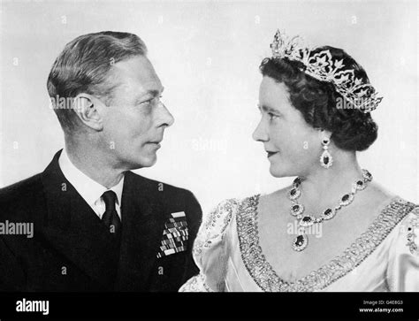 König König Georg Vi Und Königin Elizabeth 25 Hochzeitstag London