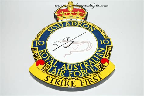 No 10 Squadron Raaf Plaque Squadron Nostalgia Llc