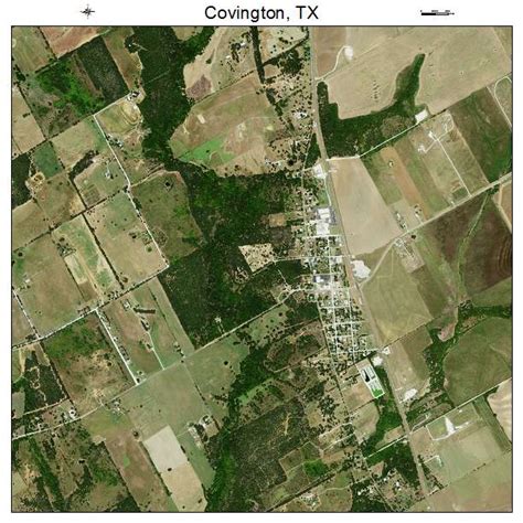 Aerial Photography Map Of Covington Tx Texas