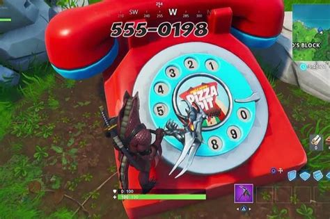 Fortnite Dial Durr Burger And Pizza Pit Numbers Big Telephone Map