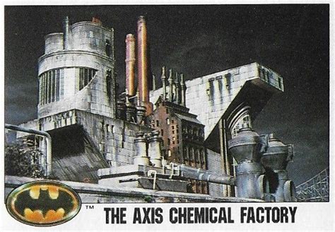 Batman The Axis Chemical Factory Topps 26 Movie Trading Card