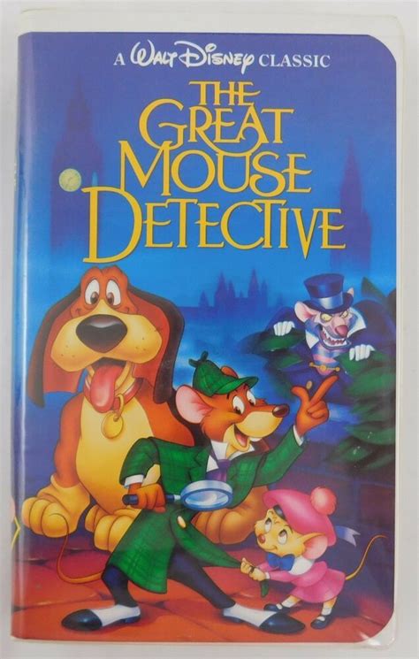 The Adventures Of The Great Mouse Detective Vhs 1992 For Sale Online