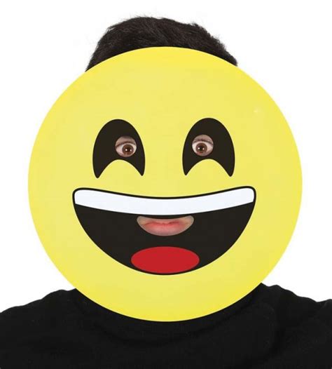Happy Emoticon Emoji Fancy Dress Mask