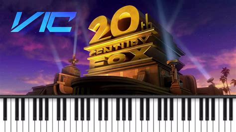 20th Century Fox Intro Soundtrack On Piano Youtube
