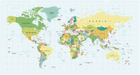 World Political Map 4k