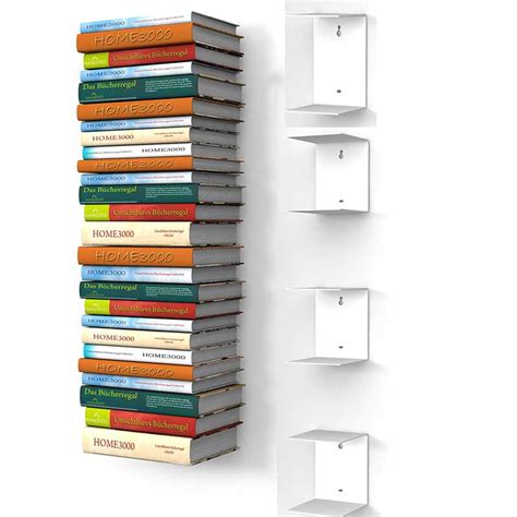 4 Pcs Amazing Invisible Bookshelf