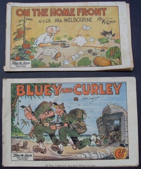 2 X Cww2 Australian Comic Strip Books On The Home Front W Mr