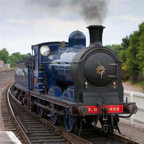 Photo Caledonian Railway Class 812 No 828 Train Locomotive Steam