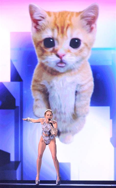Miley Cyrus Gets Emotional With Crying Cats For American Music Awards