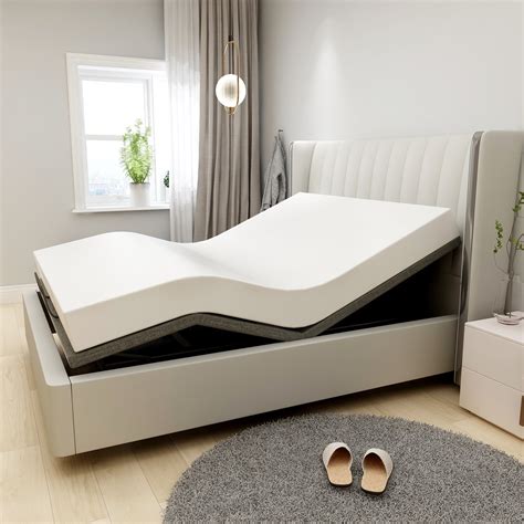 Smiaoer Adjustable Bed Base Frame Smart Electric Beds Foundation Twin