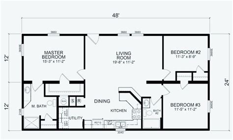 Simple 24x40 2 Bedroom House Plans Fepitchon