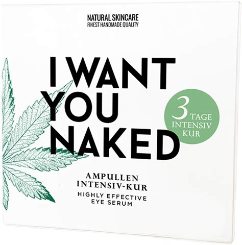 I Want You Naked Eye Serum Intensiv Kur Ml Ecco Verde Onlineshop