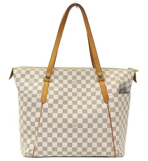 Louis Vuitton Damier Azur Totally Gm Tote Shoulder Bag