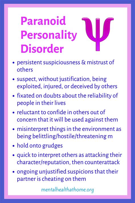 What Is Paranoid Personality Disorder Artofit