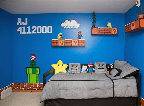 Mario Brothers Bedroom With Sound Super Mario Room Mario Room Kids Room