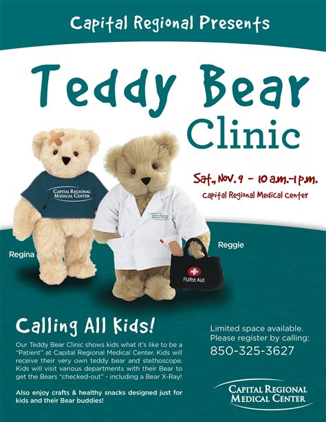 Crmc Is Hosting Our Teddy Bear Clinic On November 9th Teddy Bear
