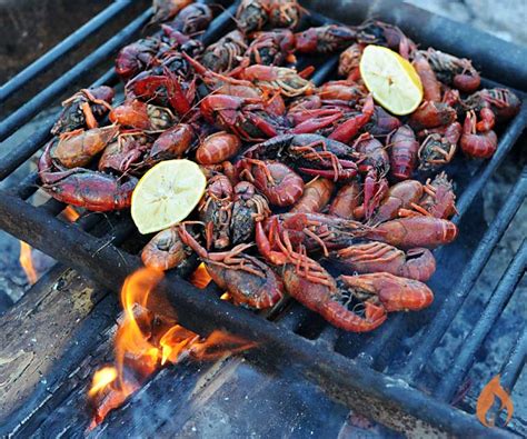 Grilled Crawfish With Old Bay Aioli And Lemons Girls Can Grill