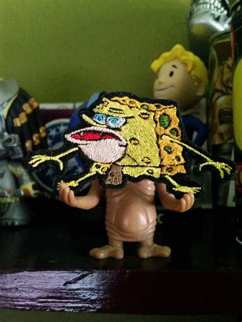 Primitive Spongebob Spongegar By Blastfromthepatch On Etsy