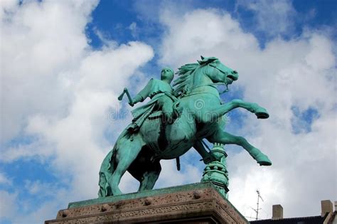 The Equestrian Statue Of Bishop Absalon Stock Image Image Of