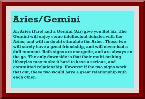 Gemini Man Aries Woman Compatibility Aries In Love With Aries Astrologypandit