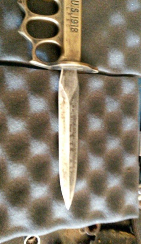 Us 1918 Trench Knife Authentic