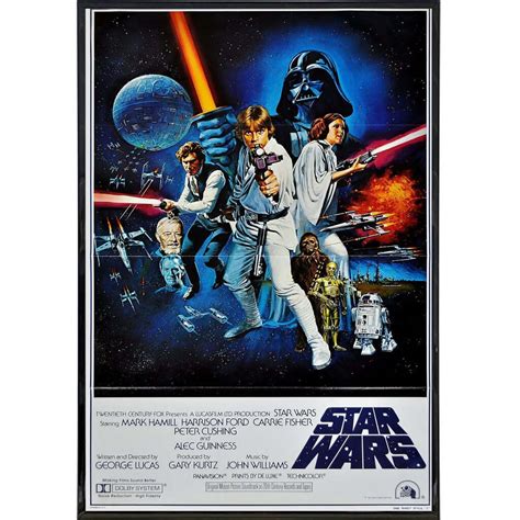 1977 Star Wars International Film Poster Print The Original Underground