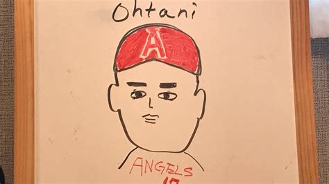 How To Draw Ohtani Shohei La Angels Rising Star Youtube