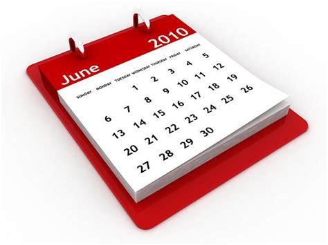 Calendar June 2010 Stock Photos Pictures And Royalty Free Images Istock