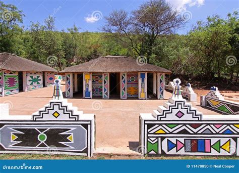 Traditional African Ndebele Tribe Village Stock Photo Image 11470850